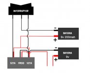 ligação da energia do freio e interruptor da seta.jpg